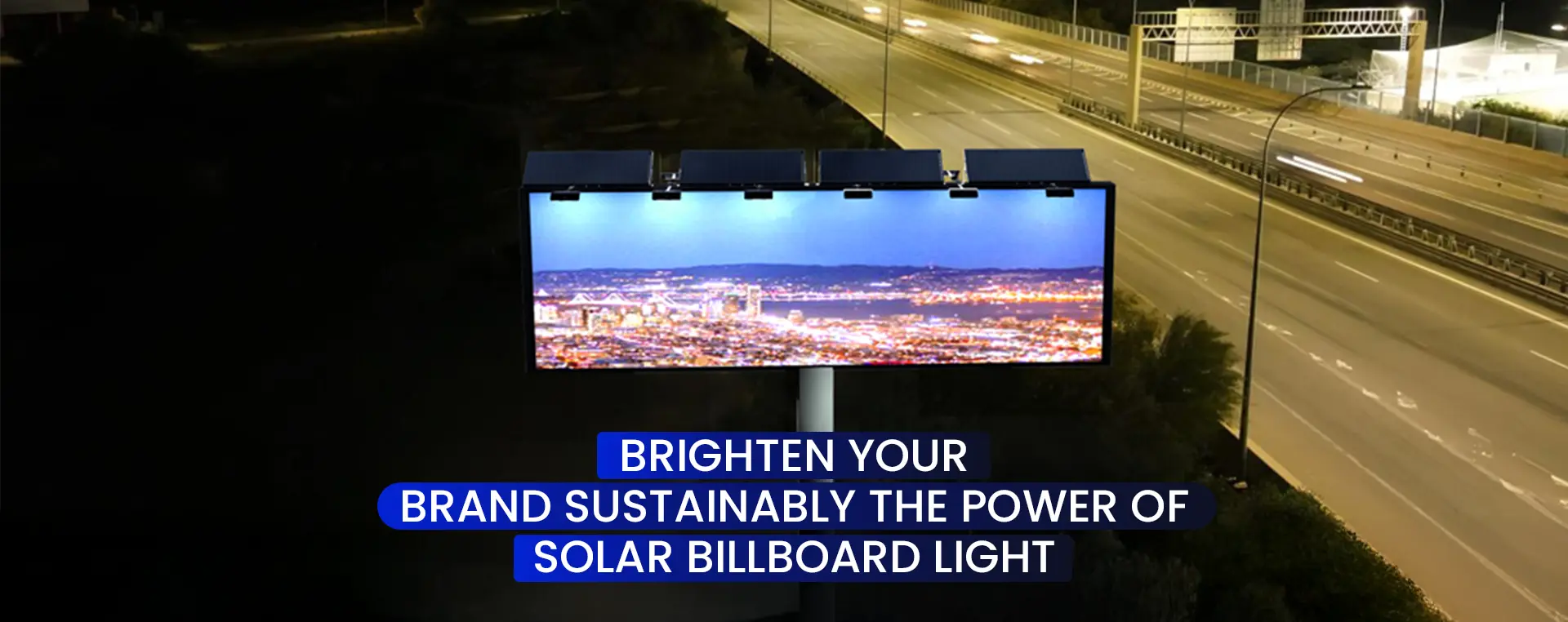 solar billboard light