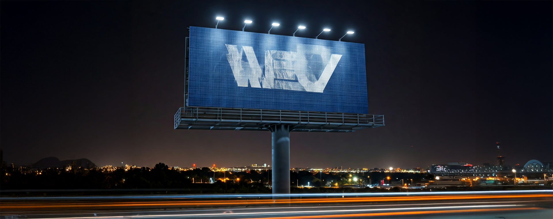 solar billboard lights