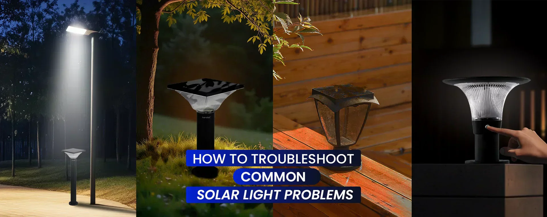 solar light trouble shooting