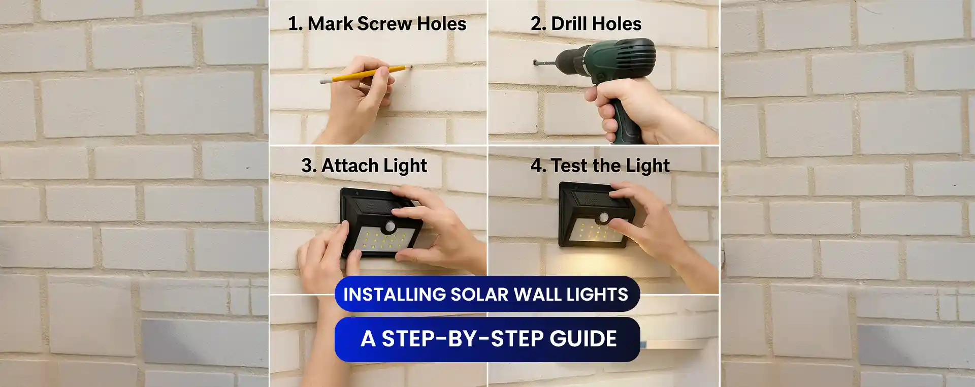 solar wall lights