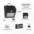 solar motion sensor wall light