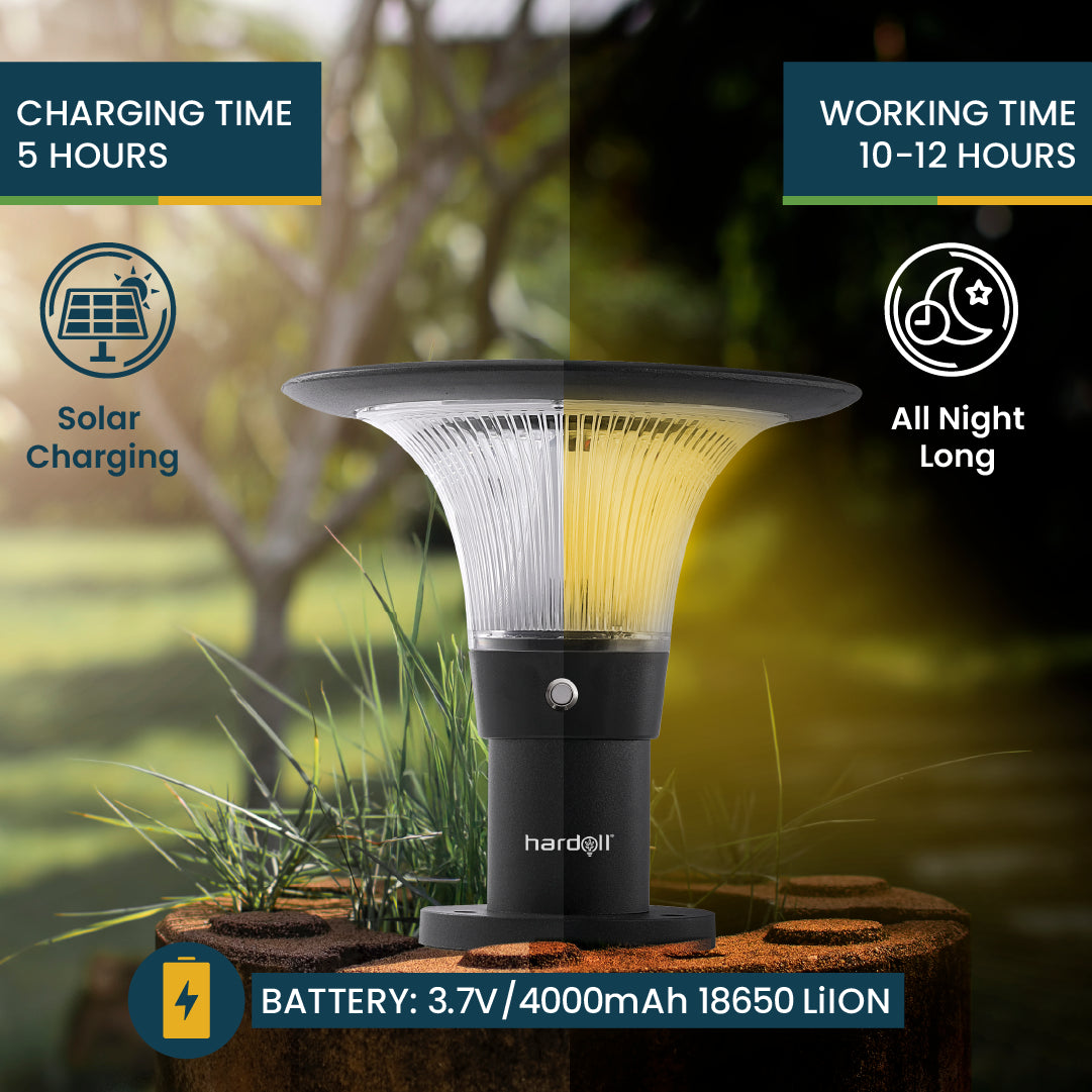 solar pillar lights