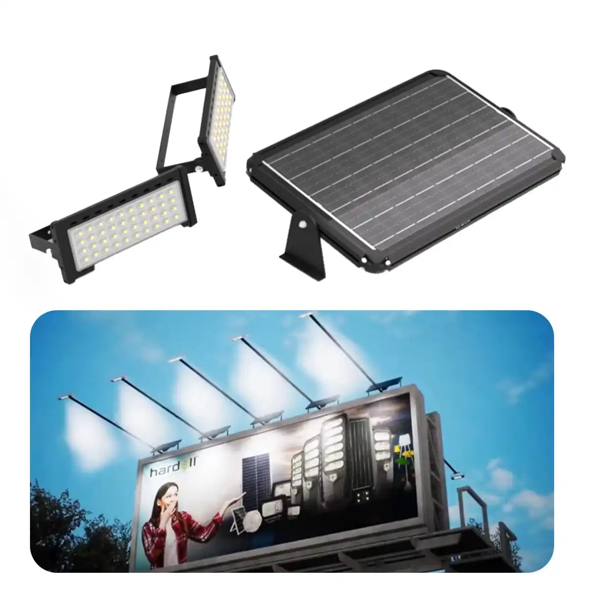 solar billboard lights