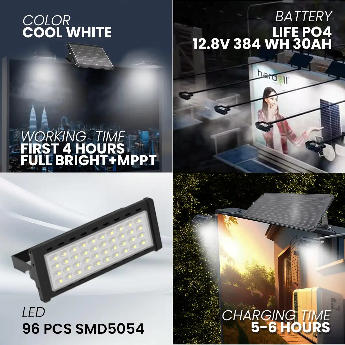 solar exterior lights