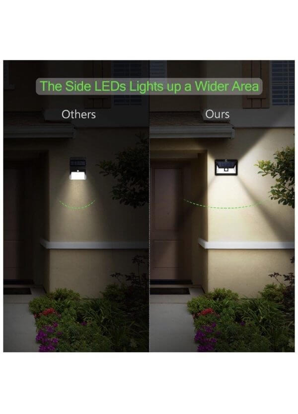 Hardoll 24 LED Solar Lamp Outdoor Motion Sensor Security waterproof lights for Home Garden
