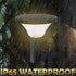 Hardoll 15W Solar Pillar Lights for Outdoor Home Garden Waterproof Wall Lamp(Round Shape-Pack of 1) - Hardoll