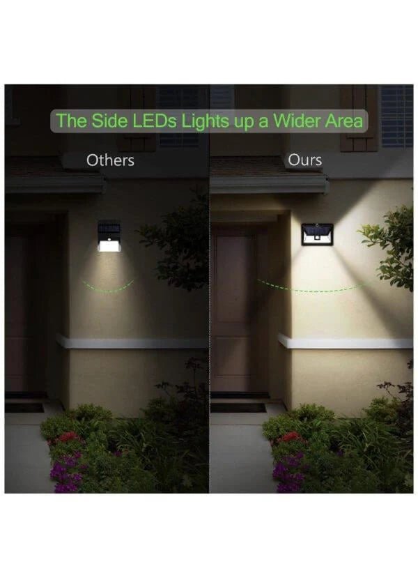 Hardoll 24 LED Solar Lamp Outdoor Motion Sensor lights for Home Garden wall (Refurbished) - Hardoll