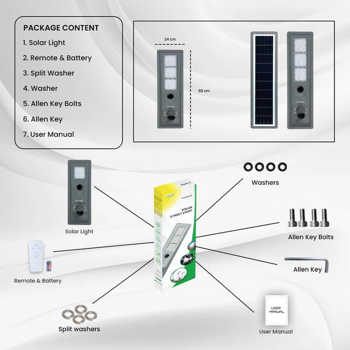 Hardoll 300W All in One Solar Street Light