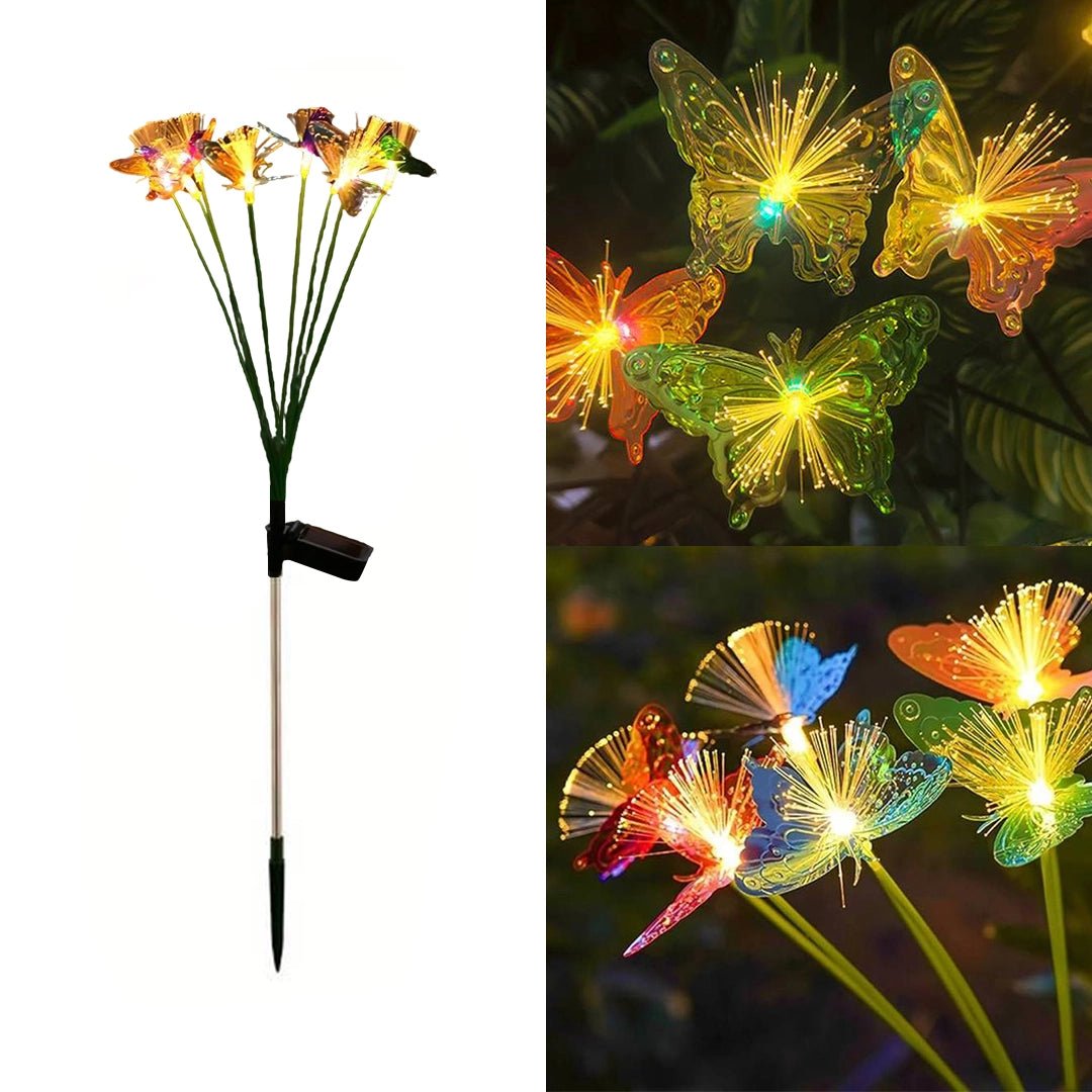 butterfly solar lights