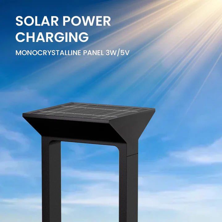 Square Bollard LED Garden Lights