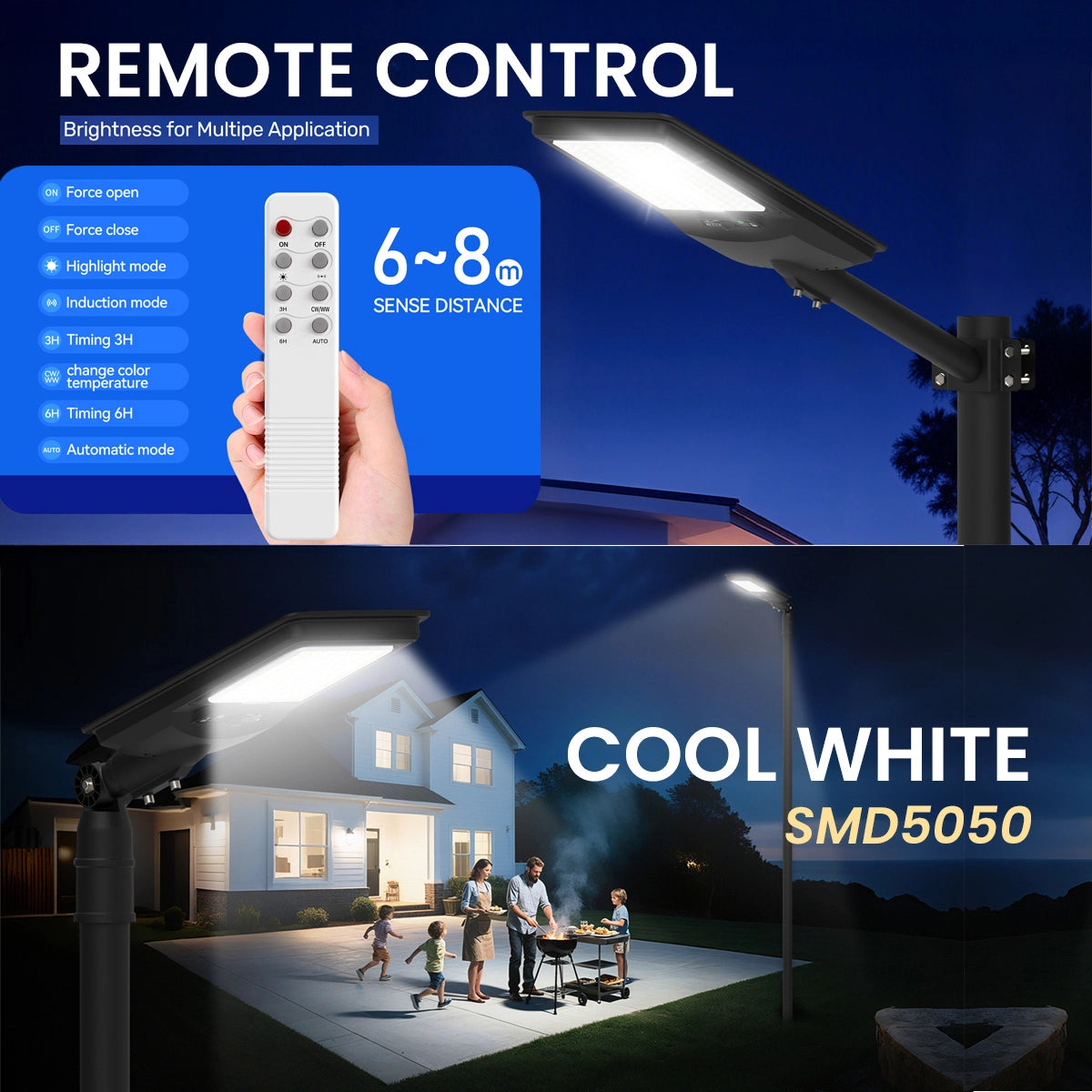 solar light remote