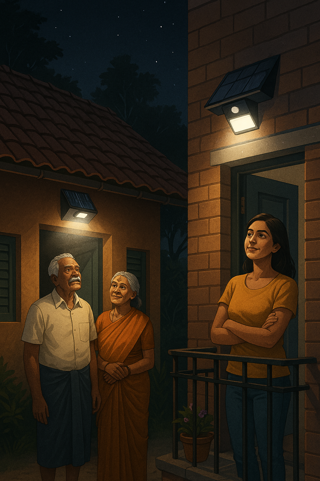 solar motion sensor light