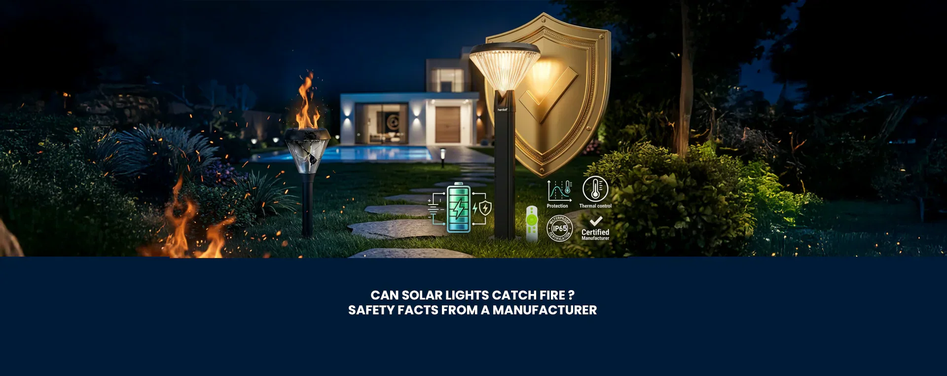 solar light fire safety