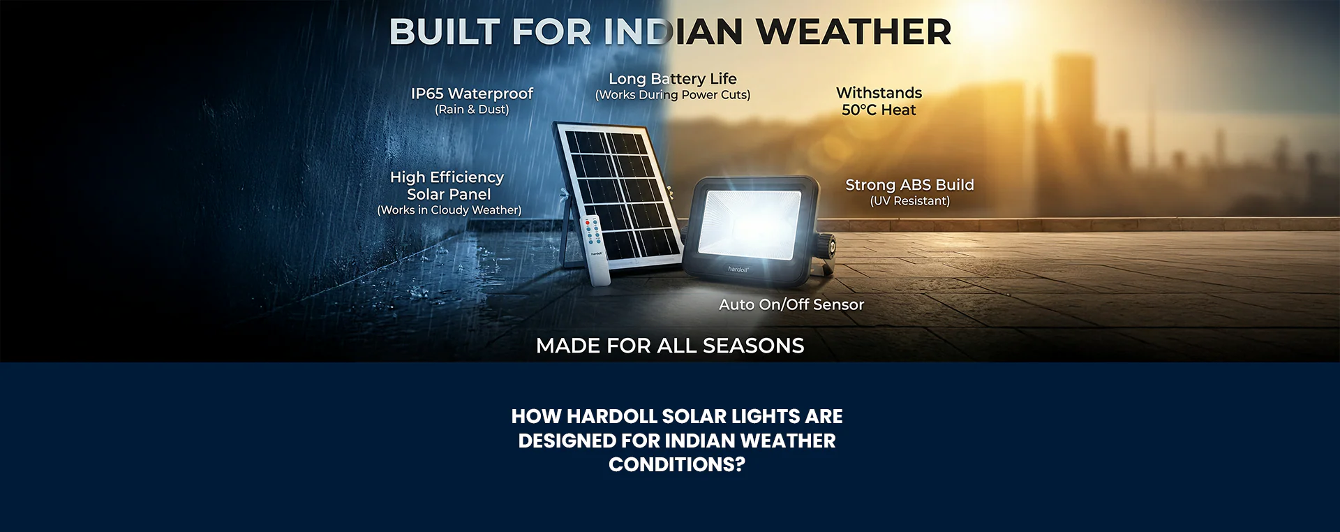 waterproof solar light