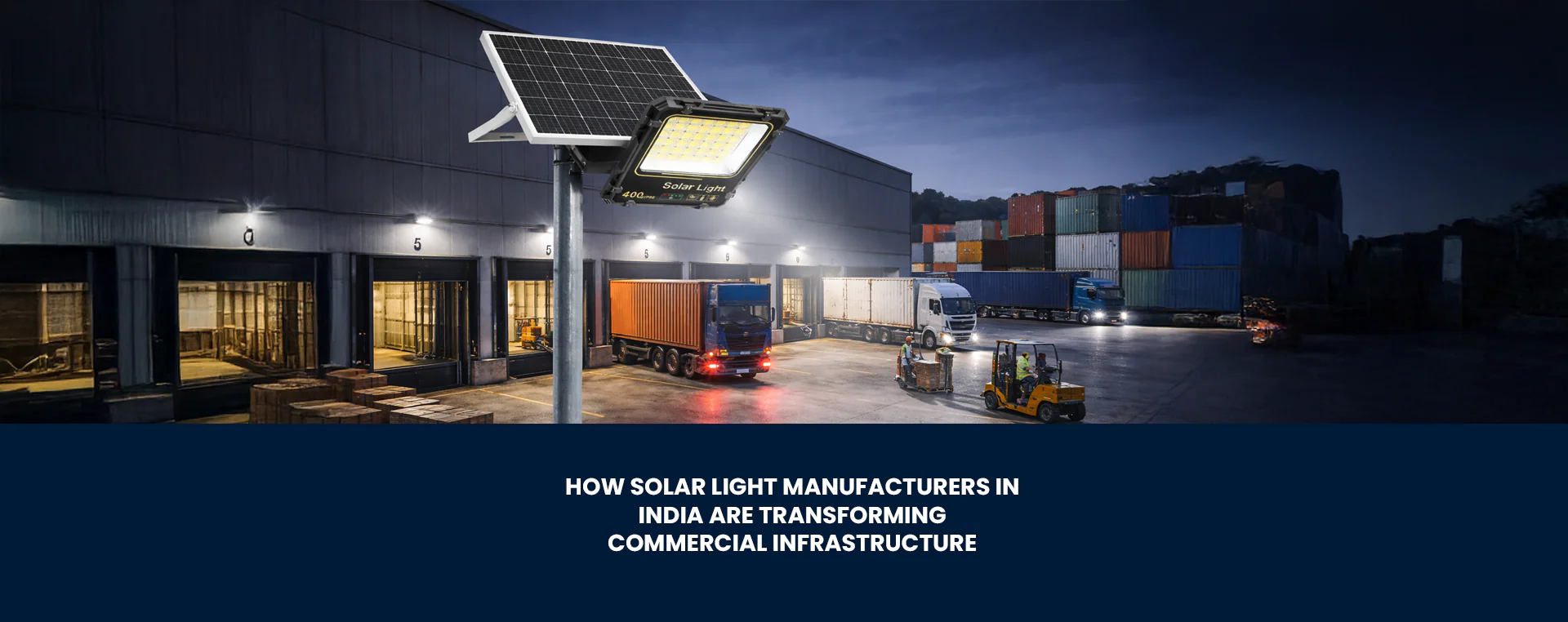 commercial solar light manufacturer in India