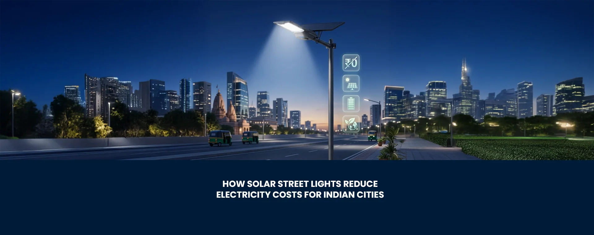 commercial solar street lights
