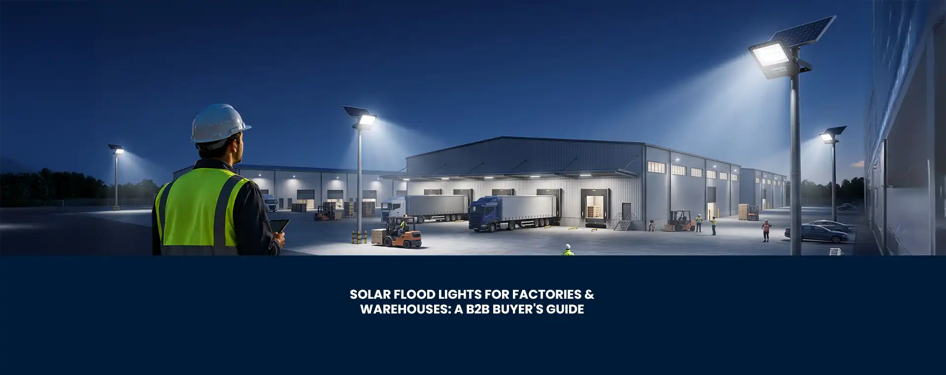 solar flood lights for factories and warehouses - B2B buyer guide
