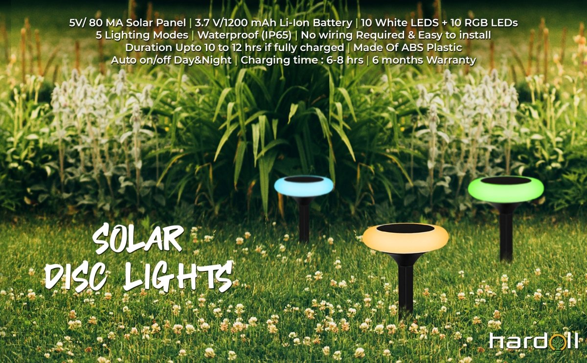 Best Solar Decorative Garden Lights for Home in India | Hardoll Enterprises - Hardoll