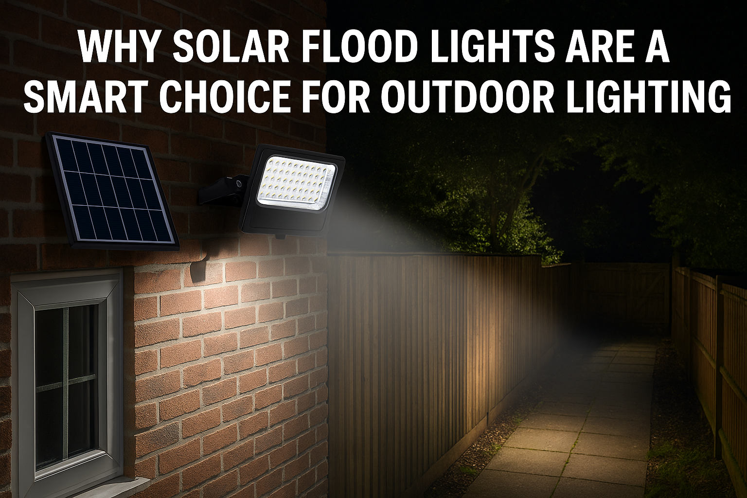 Why Solar Flood Lights Are a Smart Choice for Outdoor Lighting ?