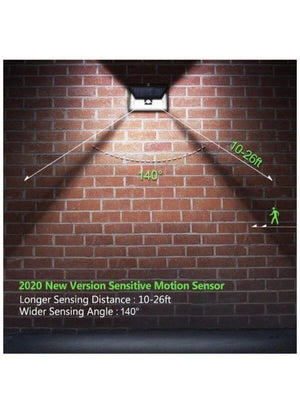 Hardoll Automatic Motion Sensor 24 LED Solar Outdoor Lights for Home Exterior Walls Garden Deck