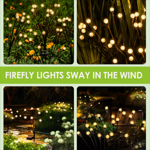 Hardoll Solar Lights Outdoor 6 LED Crystal Lamp for Home Garden Waterproof Decoration (Warm White-Pack of 1)