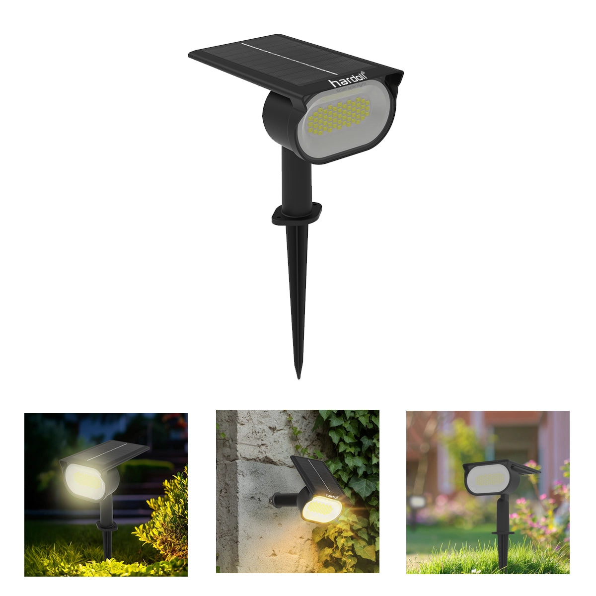 hardoll solar spike light
