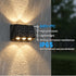waterproof solar wall light