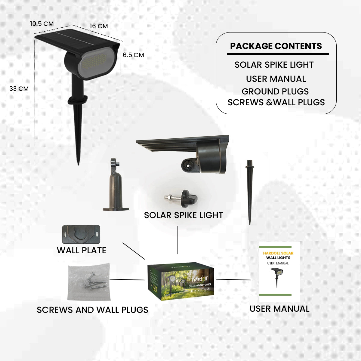 solar waterproof pathway light