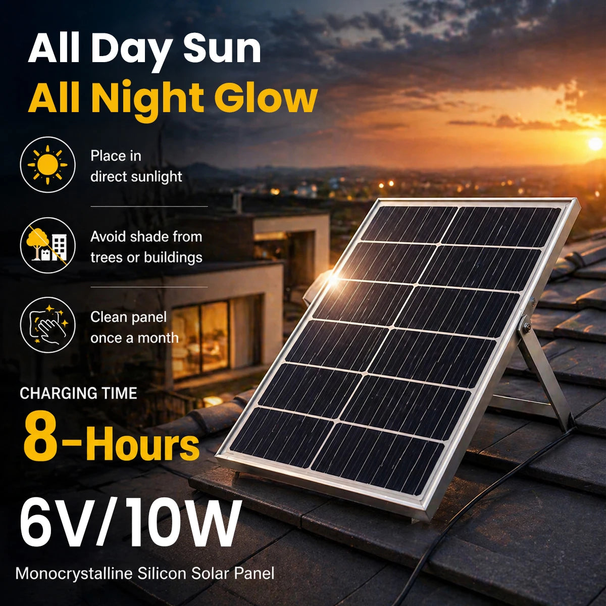 Hardoll 60W Solar Ceiling Light – Outdoor & Indoor LED Waterproof | Solar Light for Home & Garden India