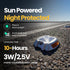 Hardoll Solar Dock & Step Light – 6 LED, Yellow Flashing, Waterproof | Solar Light for Home, Driveway & Garden India