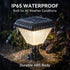 Hardoll 33 LED Solar Pillar & Gate Post Light – Waterproof | Solar Light for Home & Garden India Warm White+RGB