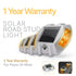 Hardoll Solar Dock & Step Light – 6 LED, Yellow Flashing, Waterproof | Solar Light for Home, Driveway & Garden India