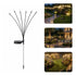 Hardoll 6 LED Solar Firefly Garden Decoration Light – Waterproof | Solar Light for Home India Warm White