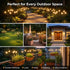 Hardoll 6 LED Solar Firefly Garden Decoration Light – Waterproof | Solar Light for Home India Warm White