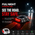 Hardoll Solar Road Stud Light – 6 LED, Red Flashing, Waterproof | Solar Light for Driveway & Pathway India