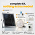Hardoll 100W Solar Ceiling Light – Outdoor & Indoor LED Waterproof | Solar Light for Home & Garden India