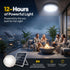 Hardoll 40W Solar Ceiling Light Indoor – Waterproof LED Emergency Solar Light for Home, Garden, Yard & Patio India (Cool White)