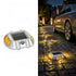 Hardoll Solar Dock & Step Light – 6 LED, Yellow Flashing, Waterproof | Solar Light for Home, Driveway & Garden India