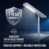 Hardoll 250W All-in-One Solar Street Light – Aluminium Body, Waterproof LED | Solar Light for Home & Garden India