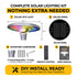 Hardoll 1200W Solar UFO Light – Waterproof LED | Solar Light for Home & Garden Outdoor India (Warm/Cool White+RGB)