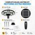 Hardoll 500W Solar UFO Light – Waterproof LED | Solar Light for Home & Garden Outdoor India (Cool White, Pole not Included)