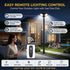 Hardoll 300W Solar UFO Garden Light – Waterproof LED | Solar Light for Home & Garden Outdoor India (Cool White)