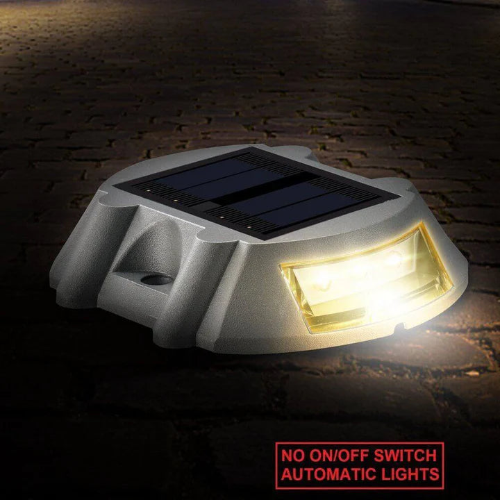Hardoll Solar Light For Home Garden LED Road Stud Waterproof Outdoor Lamp(White)(Refurbished)