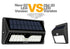 Hardoll Solar Lights for Garden 62 LED Outdoor Motion Sensor for Home Waterproof with Cool & Warm White (Refurbished)