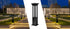 Hardoll Solar Outdoor Square Bollard LED Garden Lights for Waterproof Exterior Pathway Lamp Decoration(Warm White,Height=60cm) -Battery Replaceable (Refurbished)