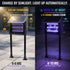 solar mosquito killer light charge by sunlight and lights up automatically
