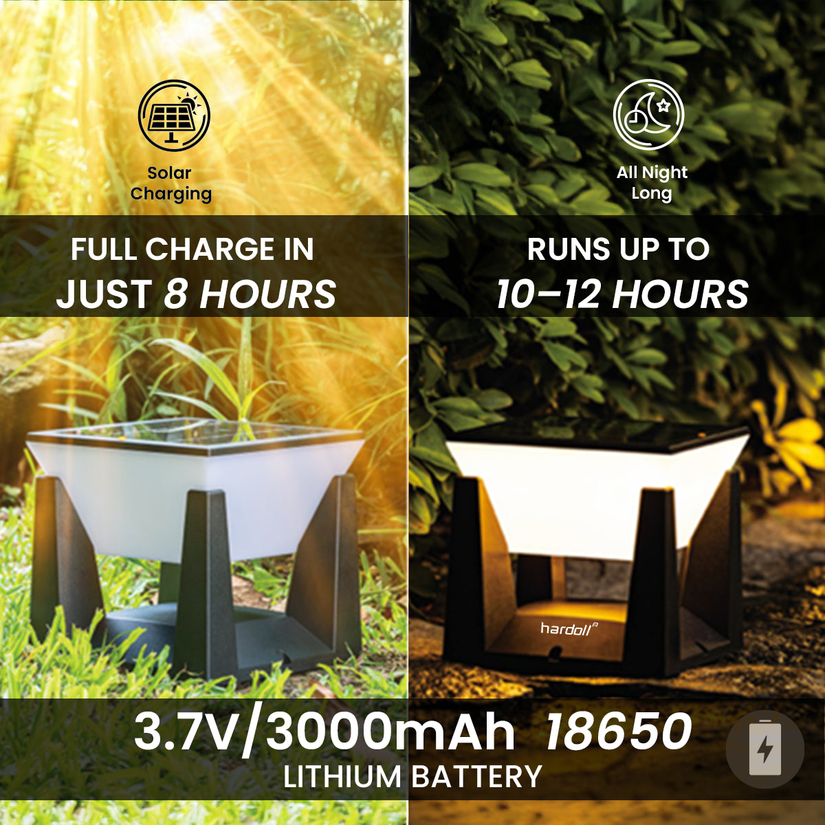 solar pillar lights