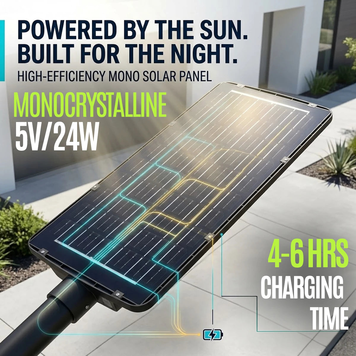 Hardoll 250W Solar Street Light – Motion Sensor & Remote, IP65 Waterproof | Solar Light for Home, Garden, Yard & Gate India
