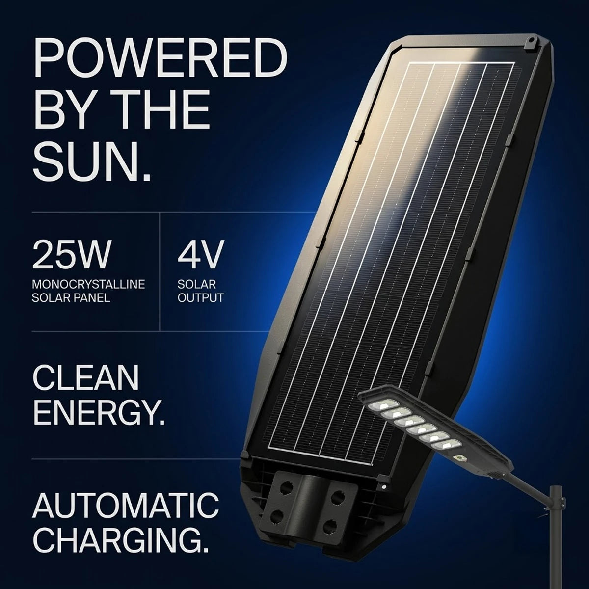 Hardoll 600W All-in-One Solar Street Light – ABS, Energy-Saving Waterproof LED | Best Solar Light for Home & Garden India