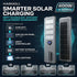 Flow chart showing the charging process of solar street light 